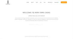 Desktop Screenshot of nycasas.com